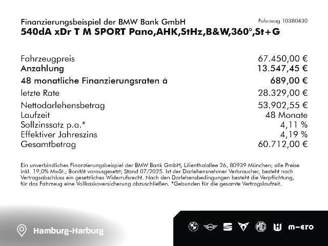 BMW 540 540d M-Sport Touring xDrive