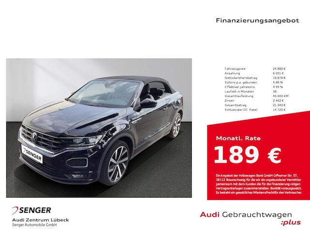 Volkswagen T-Roc 1.5 TSI Cabriolet DSG R-Line