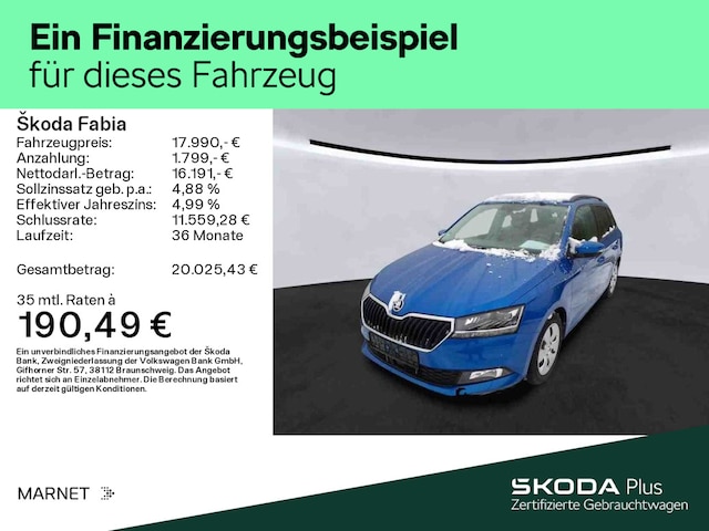 Skoda Fabia 1.0 TSI Best Combi