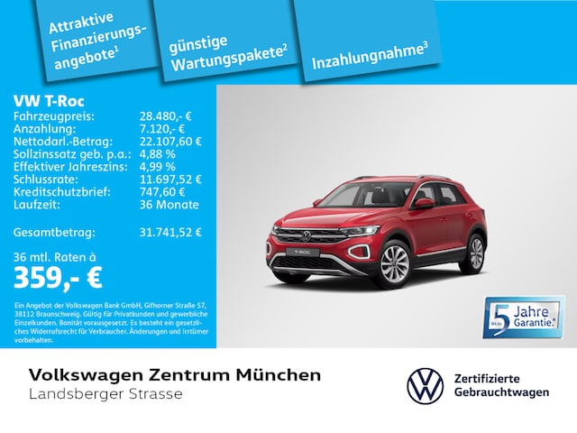 Volkswagen T-Roc 1.5 TSI DSG Style