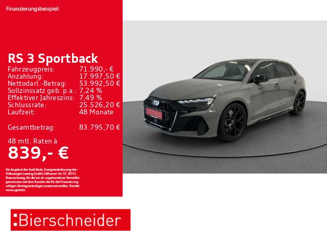 Audi RS3 Quattro S-Tronic Sportback