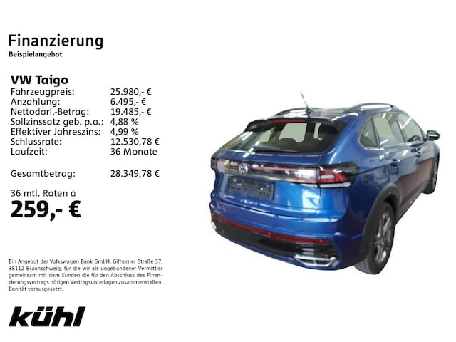 Volkswagen Taigo 1.0 TSI DSG IQ.Drive R-Line