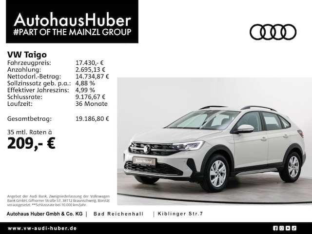 Volkswagen Taigo 1.0 TSI Life