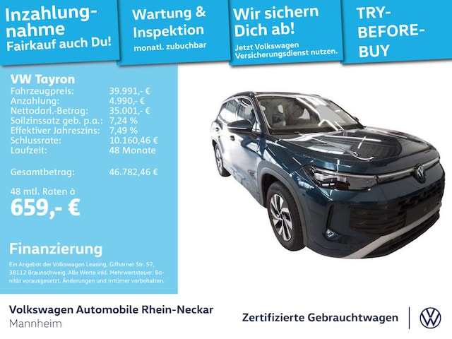 Volkswagen Tayron 1.5 eTSI DSG Life