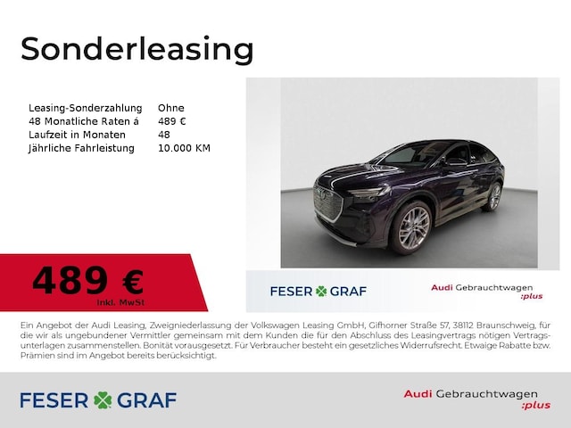 Audi Q4 e-tron Quattro Sportback