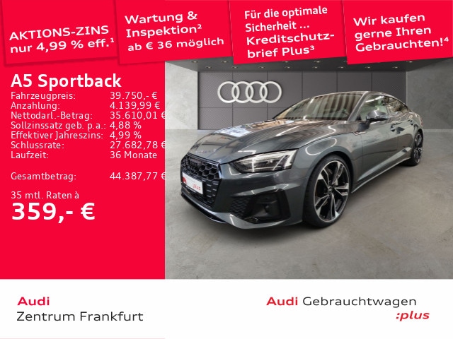 Audi A5 50 TDI Quattro S-Line Sportback