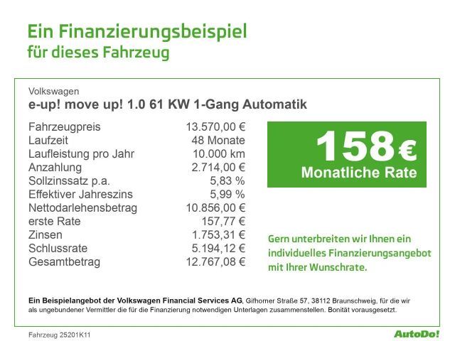 Volkswagen e-up! Move Move up!