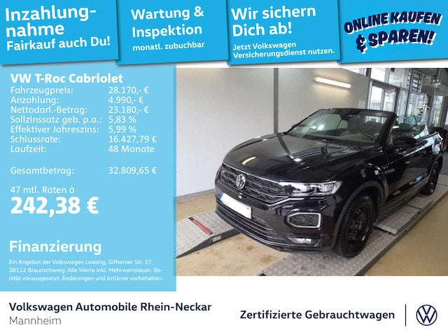 Volkswagen T-Roc 1.5 TSI Cabriolet DSG R-Line