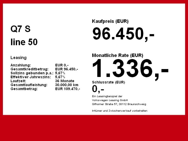 Audi Q7 50 TDI Quattro S-Line