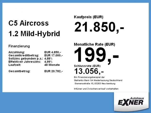 Citroën C5 Aircross Hybrid Plus