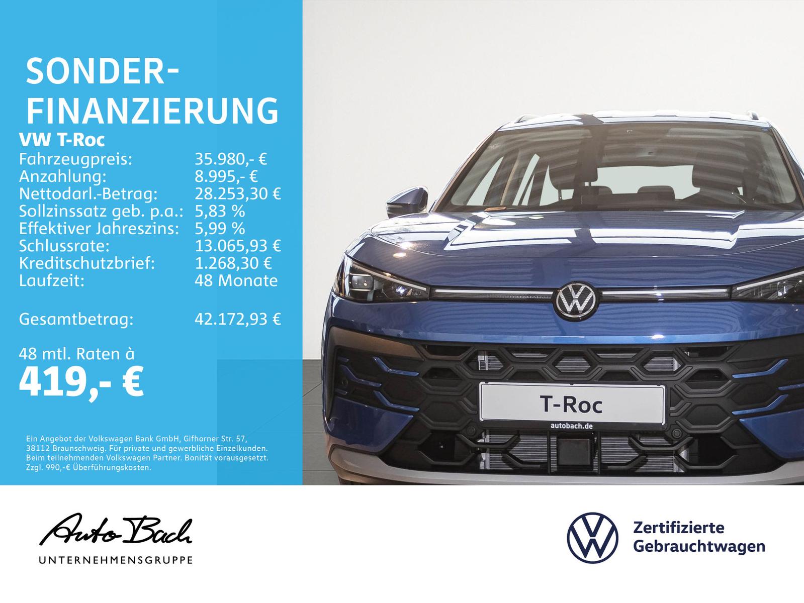 Volkswagen T-Roc 1.5 eTSI DSG Life