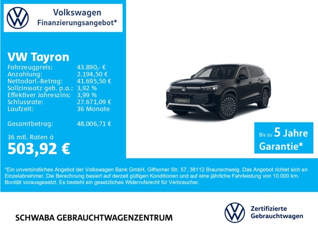 Volkswagen Tayron 2.0 TSI 4Motion DSG Life
