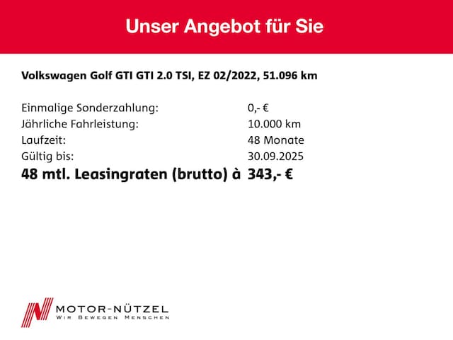 Volkswagen Golf 2.0 TSI GTI Plus