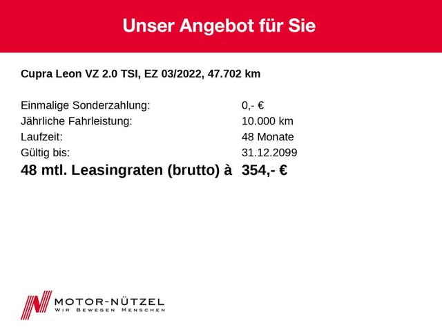 Cupra Leon 2.0 TSI DSG VZ