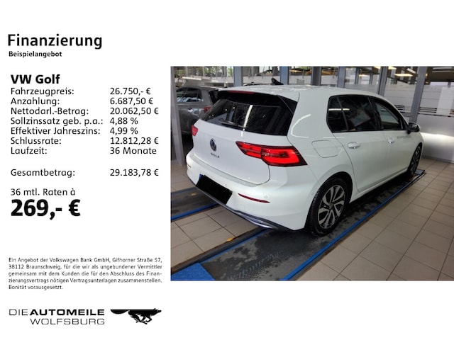 Volkswagen Golf 2.0 TDI DSG Golf VIII
