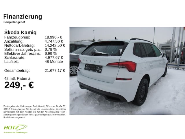 Skoda Kamiq 1.0 TSI Tour