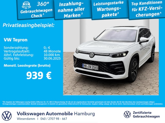 Volkswagen Tayron Tayron R-Line 2.0 TDI DSG 4M PANO/AHK/STANDHZG.