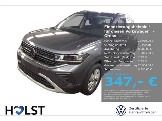 Volkswagen T-Cross 1.0 TSI DSG IQ.Drive Life