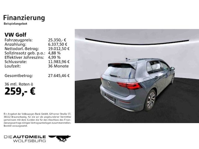 Volkswagen Golf 2.0 TDI DSG Golf VIII