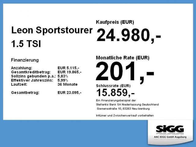 Seat Leon 1.5 TSI Sportstourer