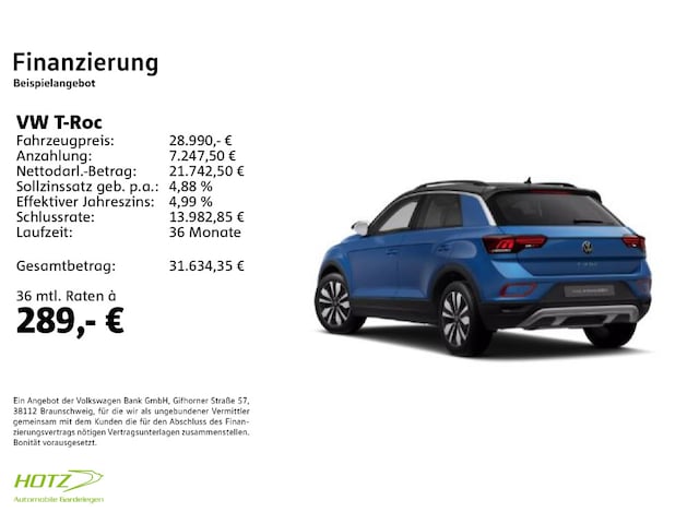 Volkswagen T-Roc 1.5 TSI DSG Move