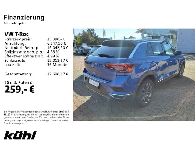 Volkswagen T-Roc 1.5 TSI DSG Sport