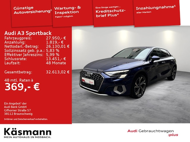 Audi A3 35 TDI Sportback