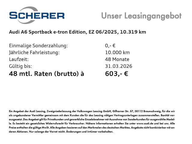 Audi A6 e-tron Sportback