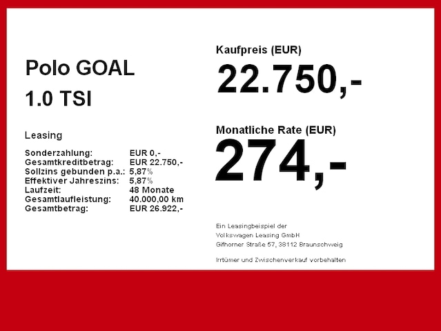 Volkswagen Polo 1.0 TSI