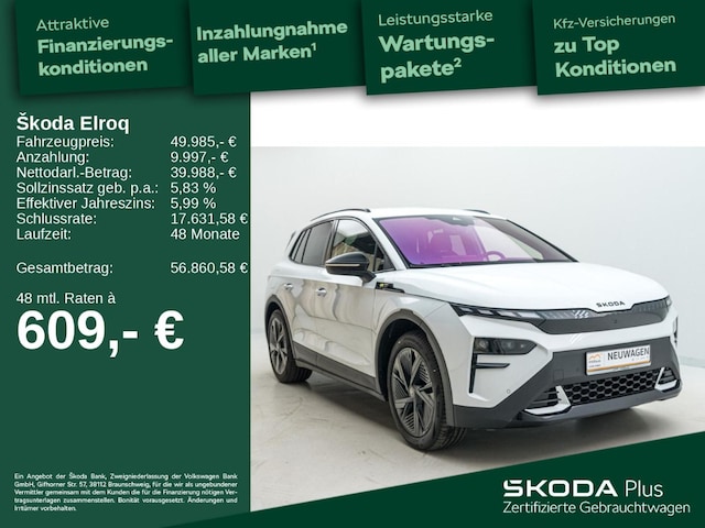 Skoda Elroq Elroq RS Lounge 84 kWh 4x4*360°*NAV*MATRIX*DCC