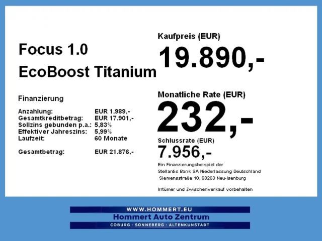 Ford Focus EcoBoost Titanium
