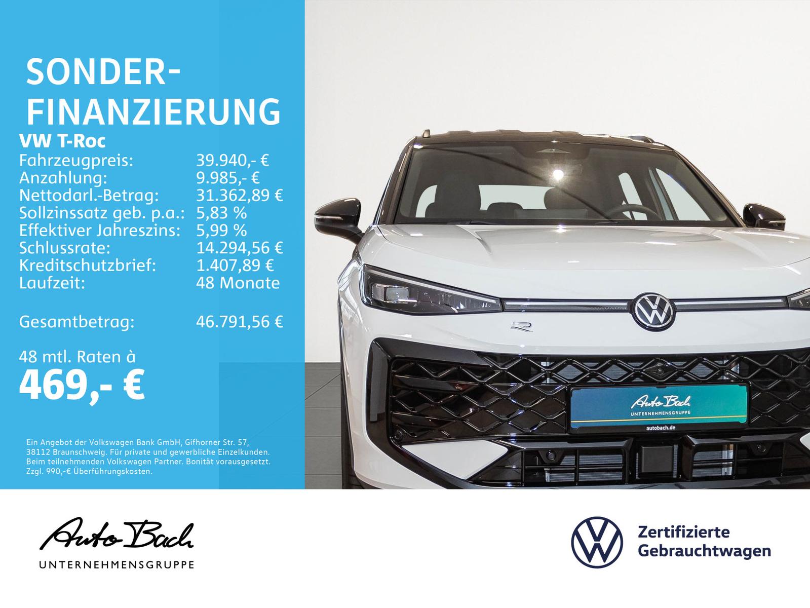 Volkswagen T-Roc 1.5 eTSI DSG R-Line Style