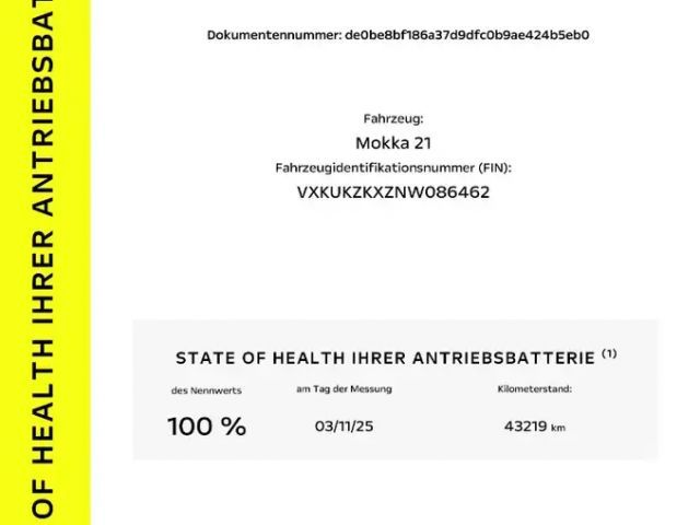 Opel Mokka Elegance Mokka-e