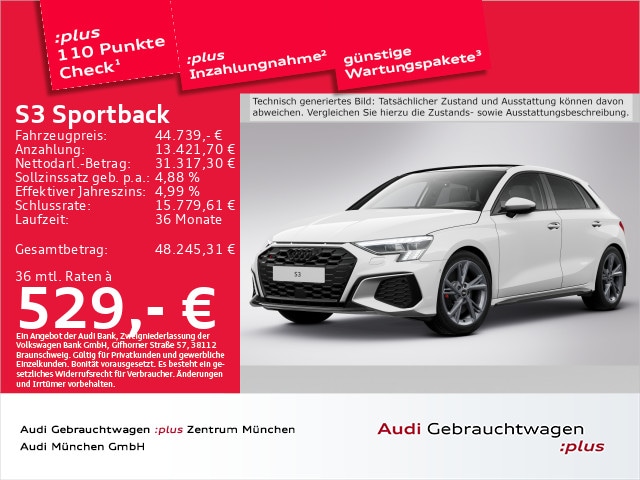 Audi S3 Quattro S-Tronic Sportback