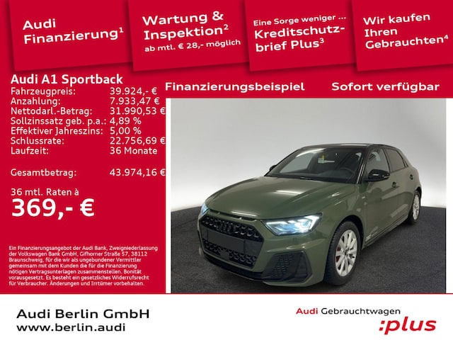 Audi A1 35 TFSI S-Line S-Tronic Sportback