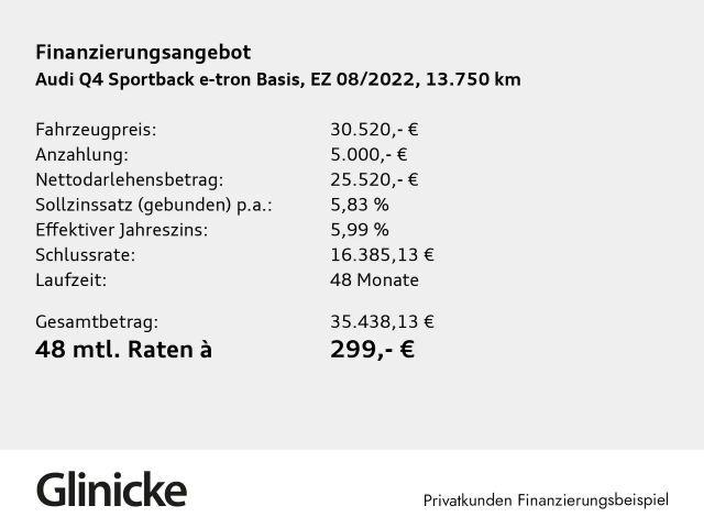 Audi Q4 e-tron 35 Sportback