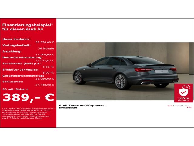 Audi A4 50 TDI Quattro S-Line Sedan