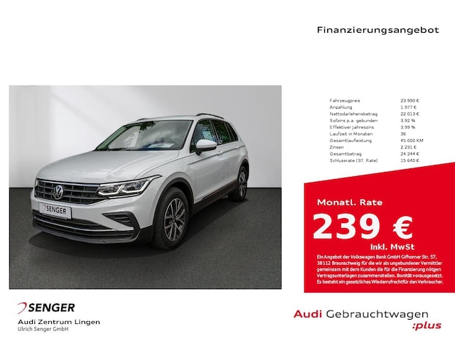 Volkswagen Tiguan 2.0 TDI DSG Life