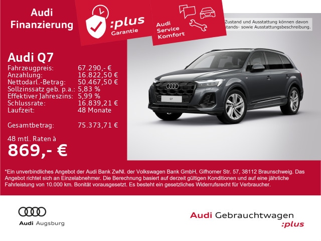 Audi Q7 50 TDI Quattro S-Line