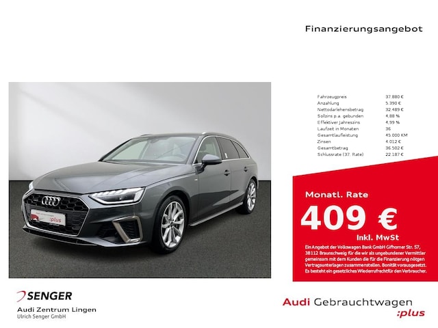 Audi A4 50 TDI Avant Quattro S-Line