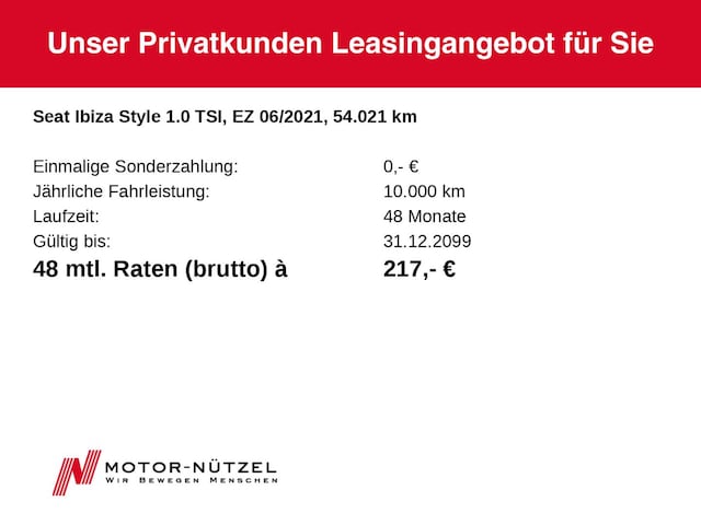 Seat Ibiza 1.0 TSI Style