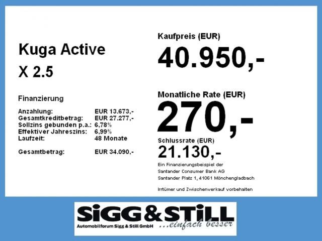 Ford Kuga Active Plug in Hybrid X