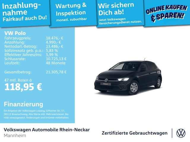 Volkswagen Polo Polo 1.0 App-Connect PDC LED uvm