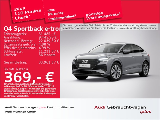Audi Q4 e-tron 40 Sportback