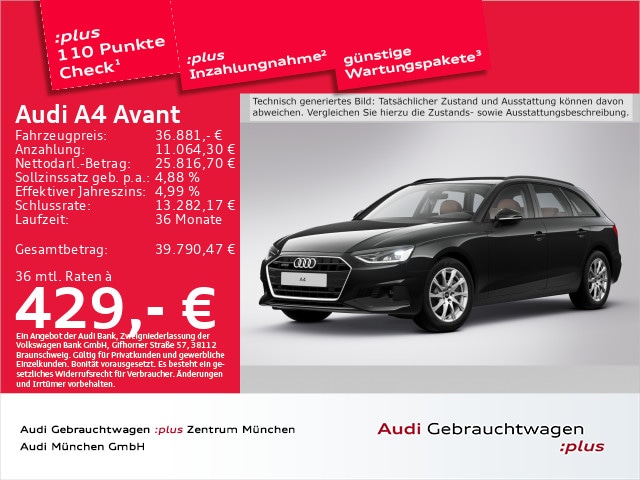 Audi A4 40 TFSI Avant Quattro S-Tronic