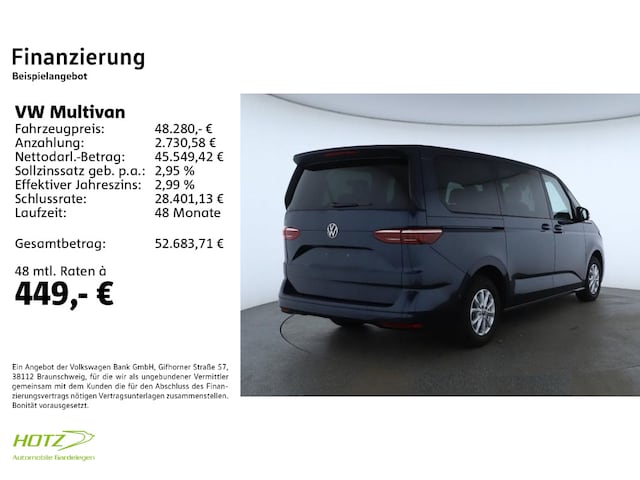 Volkswagen Multivan 2.0 TDI DSG Life T7