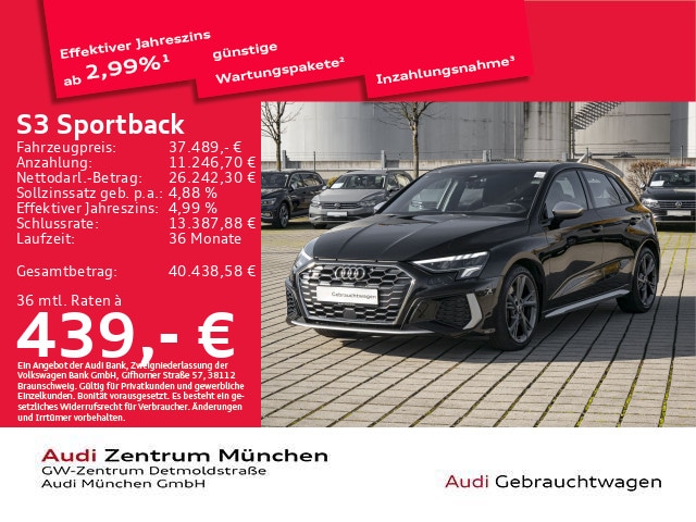 Audi S3 Quattro S-Tronic Sportback