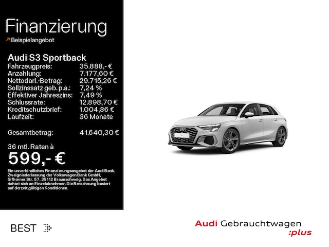 Audi S3 Quattro S-Tronic Sportback