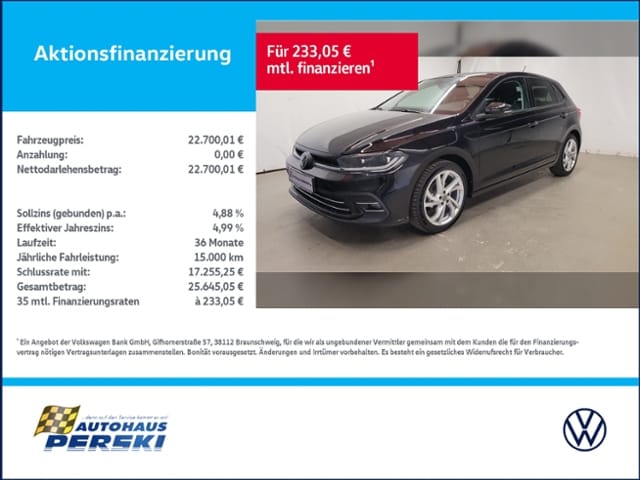 Volkswagen Polo 1. 0 TSI KLIMA, NAVI, MATRIX-LED