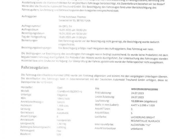 Opel Grandland X 1.2 Turbo Elegance Turbo